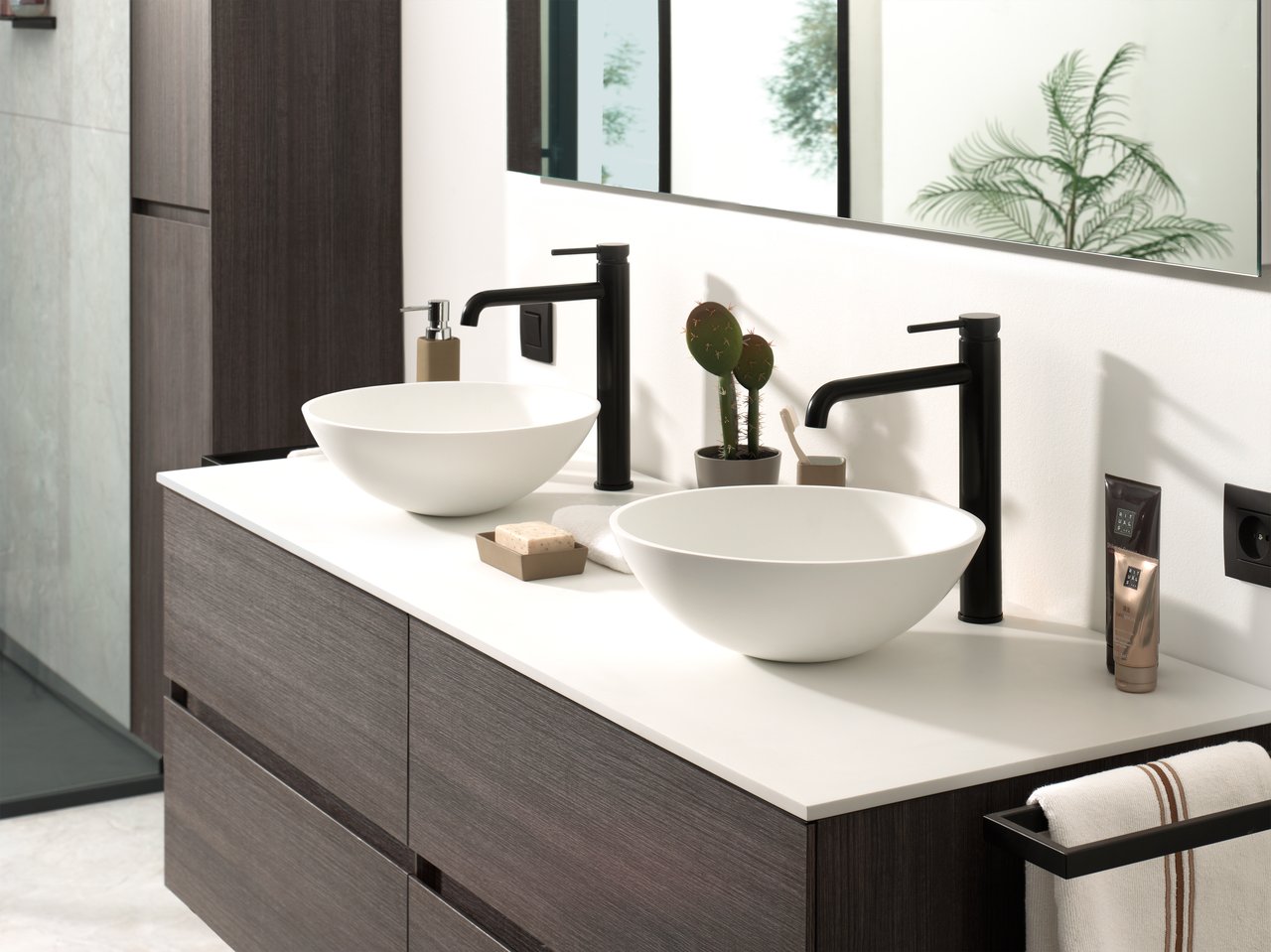 Storke Tavola tablette simple ou double Solid Surface mat 150 x 52 cm