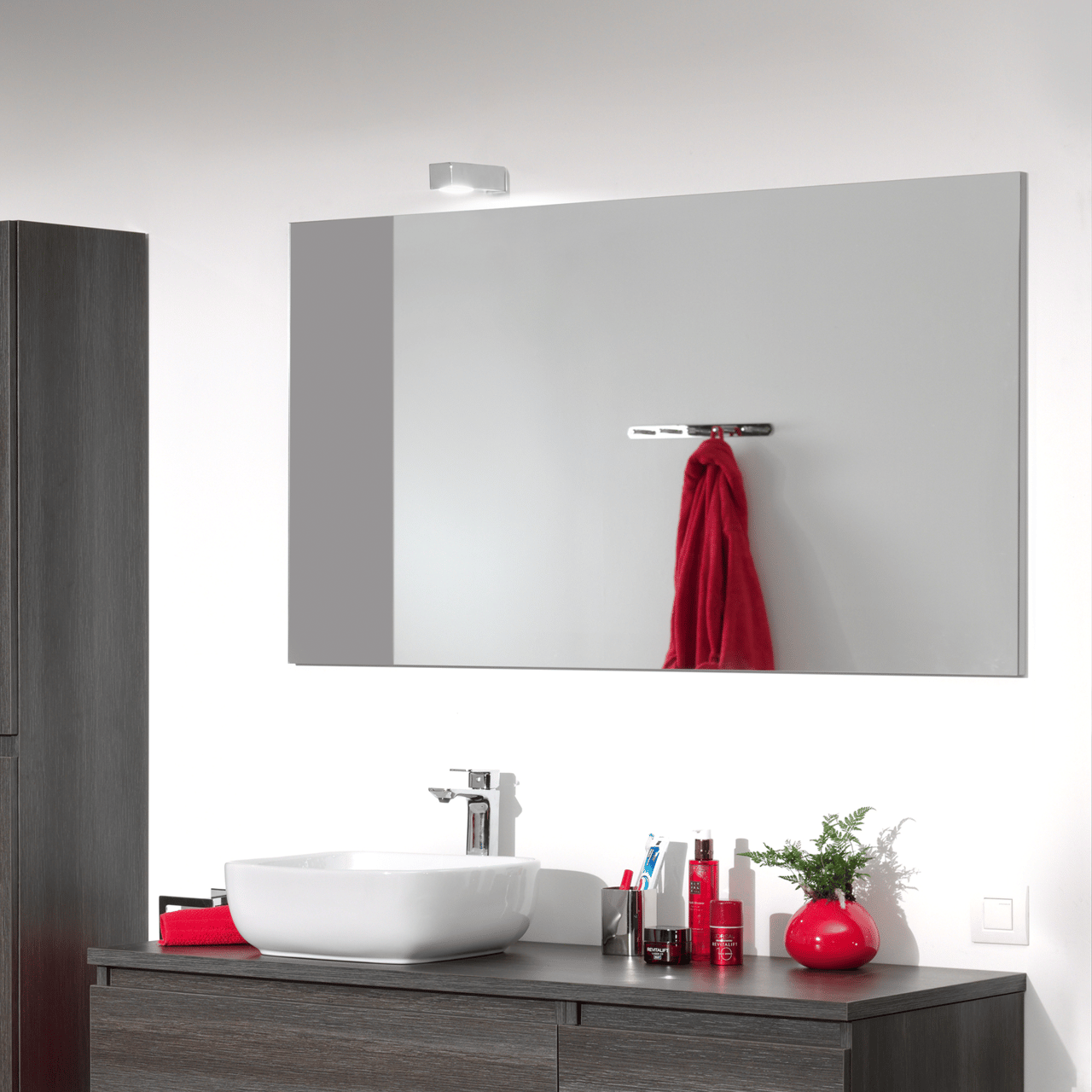 Storke Mamba rechthoekig badkamerspiegel 130 x 72 cm