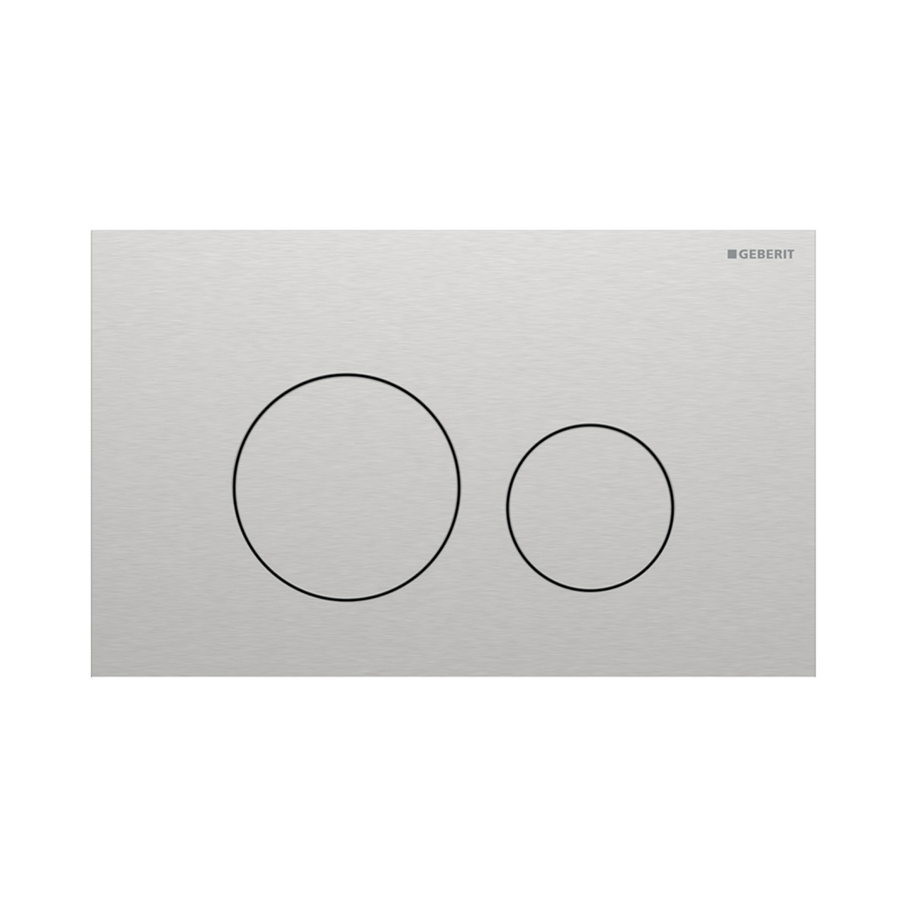 Sigma40 plaque de commande ronde, Brushed Inox pour Sigma UP320 ou UP720 bâti-support