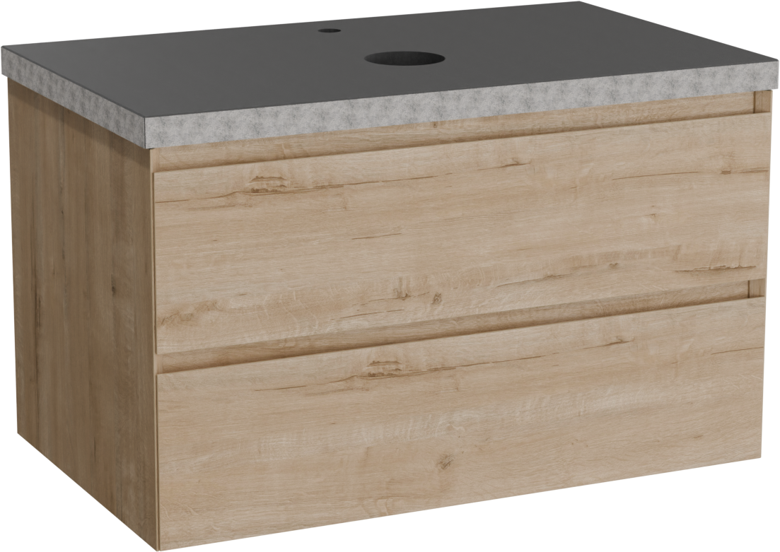 Balmani Mitra badkamermeubel met Rock tablet voor waskom(men)