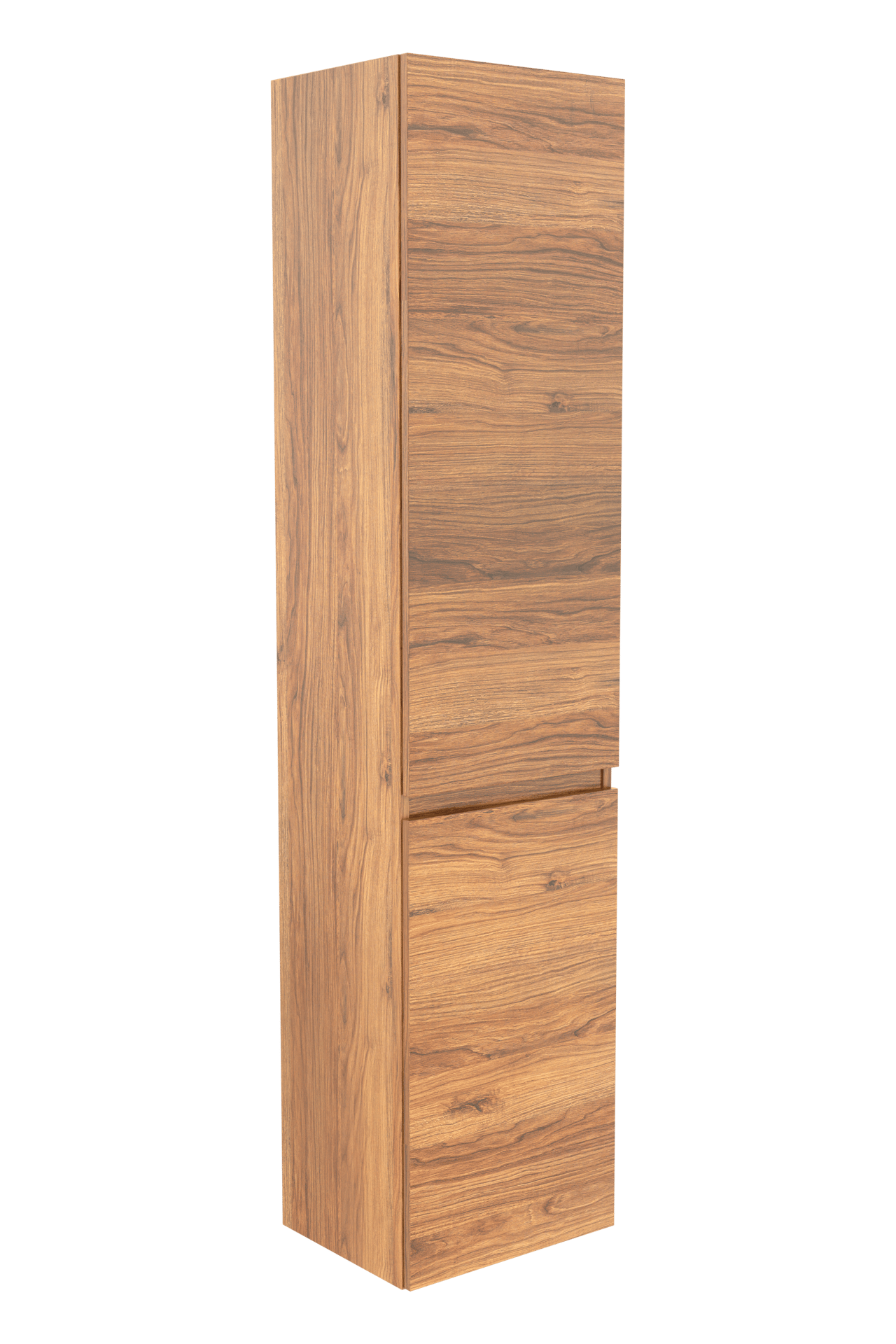 Balmani Lucida Badhochschrank: Stehend, rechts, Teak, 45 x 35 x 195 cm