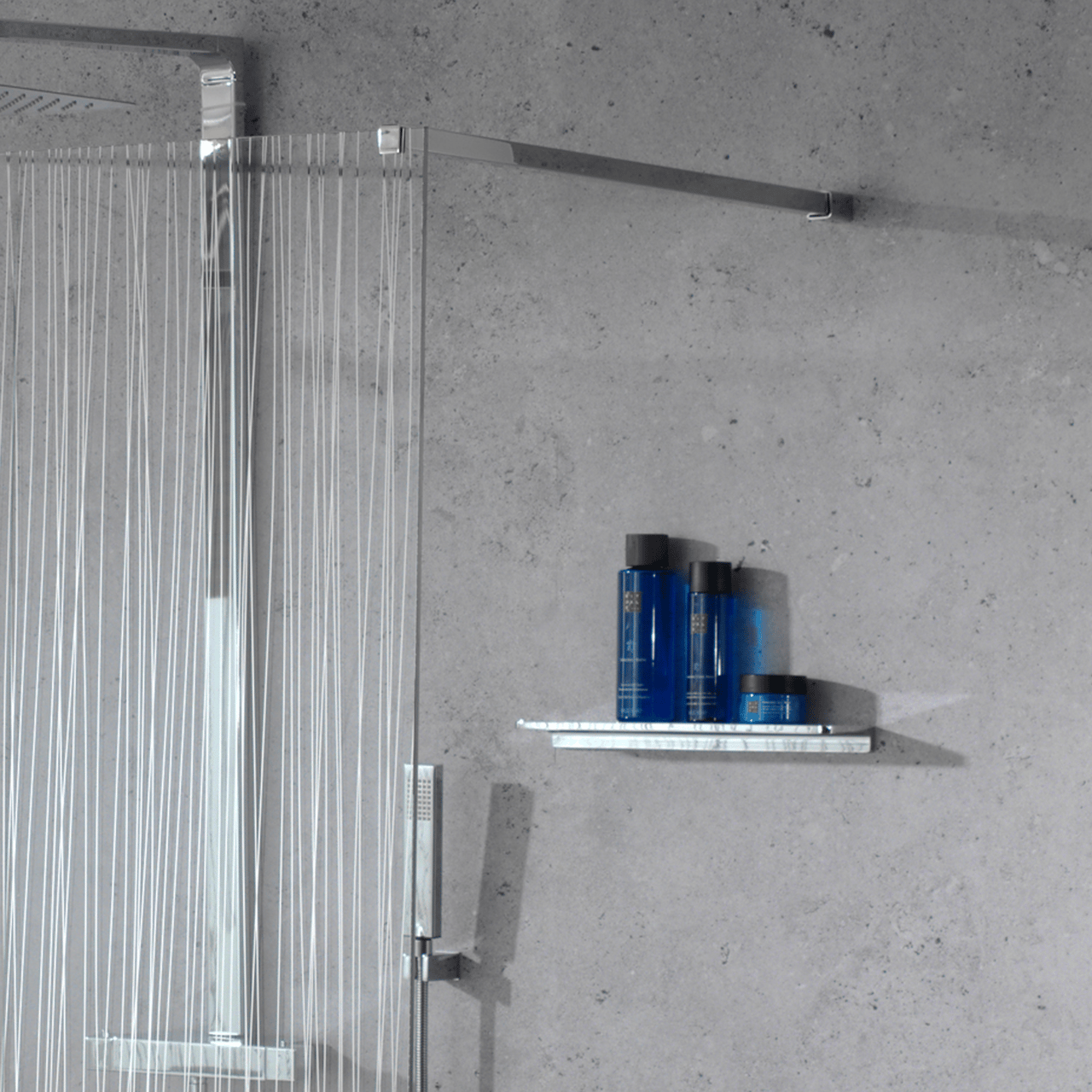 Blaufoss Leaf porte-savon chrome 40 cm