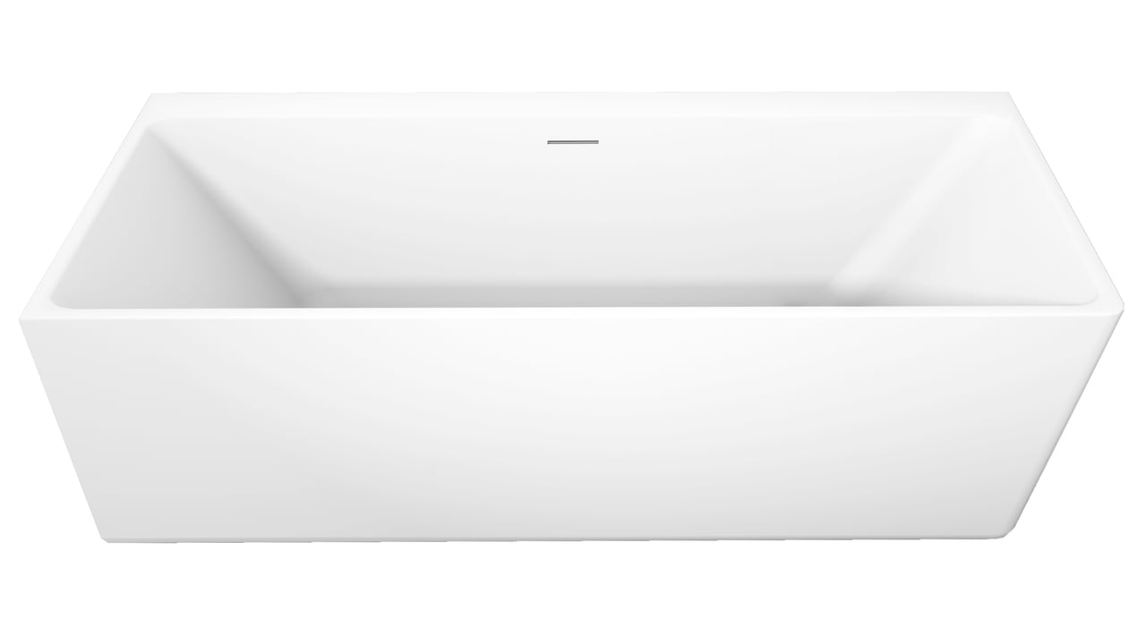 Luca Varess Coda tweepersoons hoekbad links 190 x 90 cm acryl mat wit