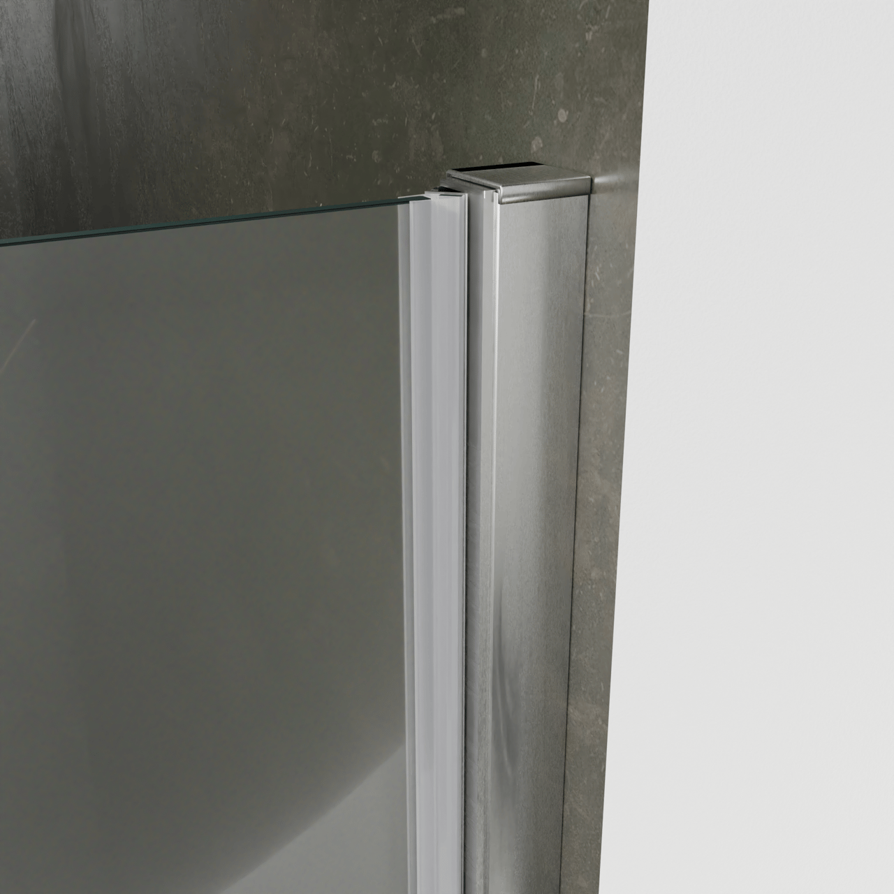 Luca Varess Kuresa douche draaideur 85 x 200 cm helder glas glans chroom profiel