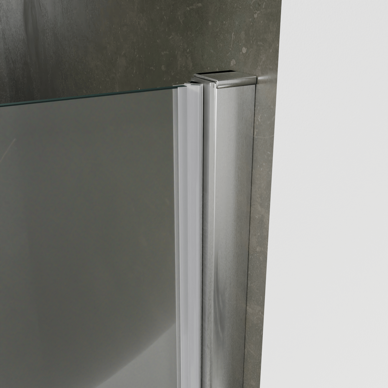 Luca Varess Kuresa douche draaideur 85 x 200 cm helder glas glans chroom profiel