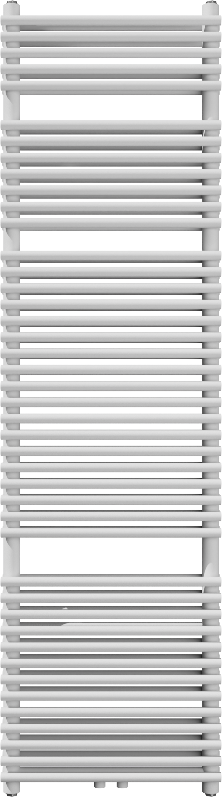 Vipera Alegria dubbele handdoekradiator 50 x 180 cm centrale verwarming mat wit zij- en middenaansluiting 1.688W