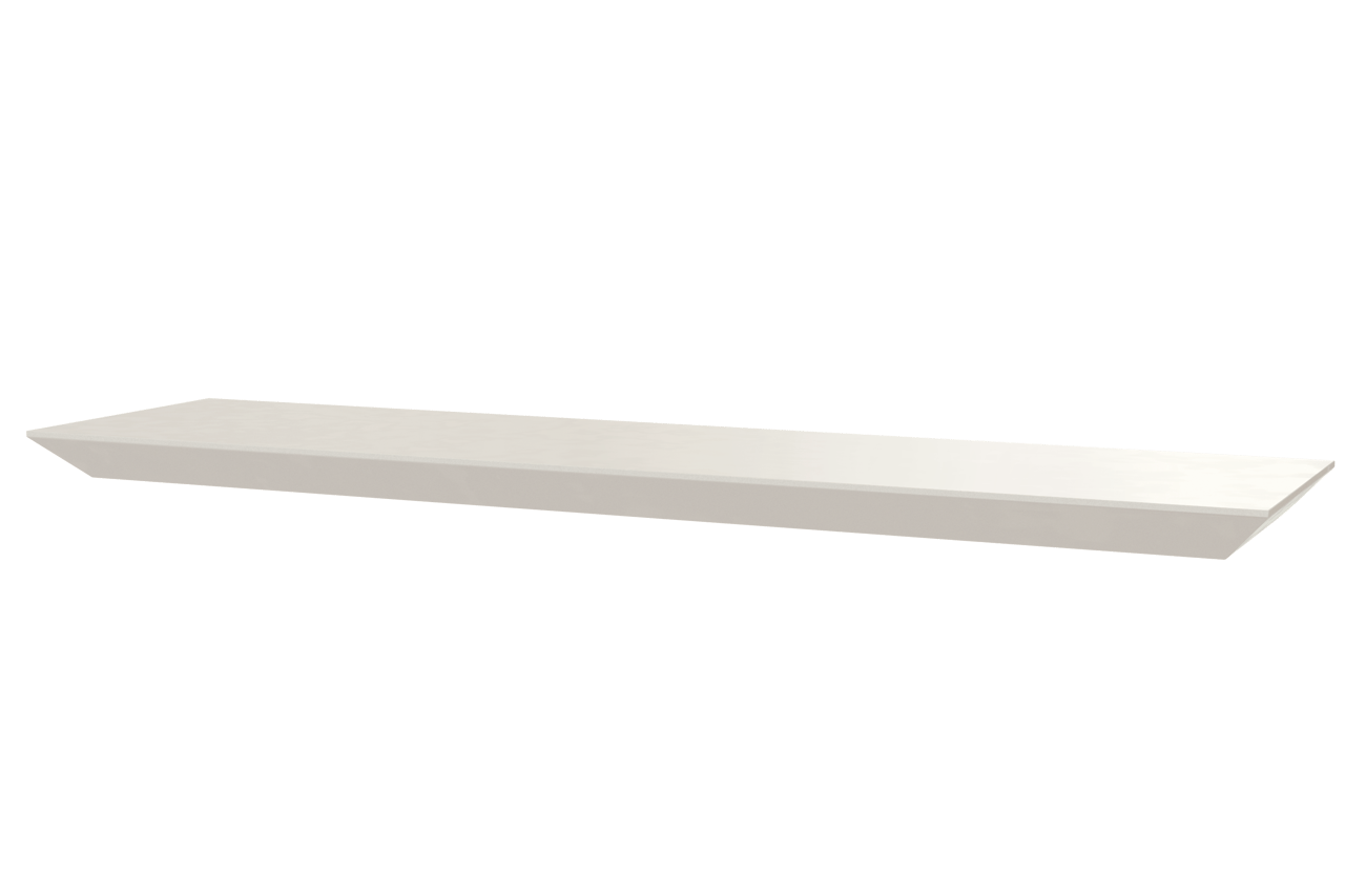 Balmani Mitra wandplank mat wit 60x16cm