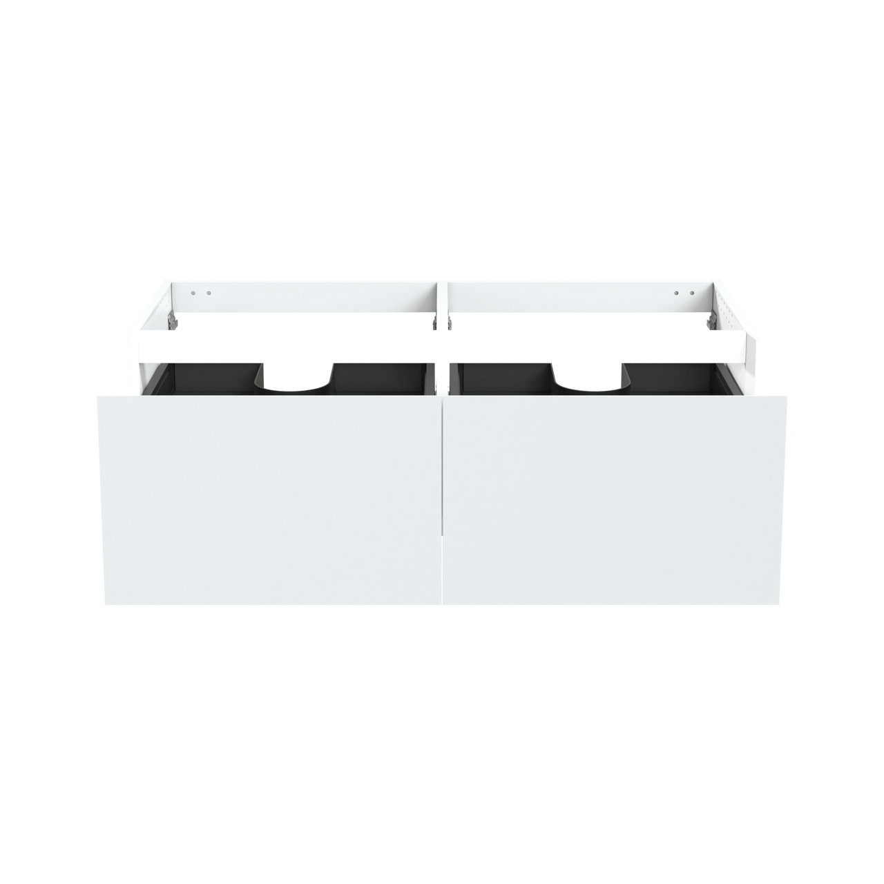 Balmani Idra meuble sous-lavabo suspendu 135 x 55 cm blanc mat 4 tiroirs