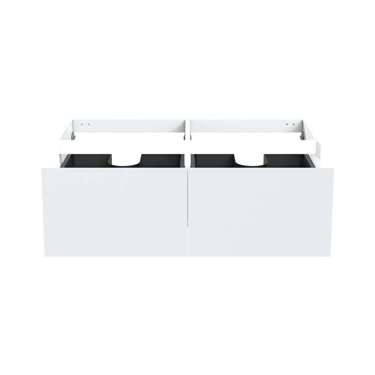 Balmani Idra meuble sous-lavabo suspendu 135 x 55 cm blanc mat 4 tiroirs