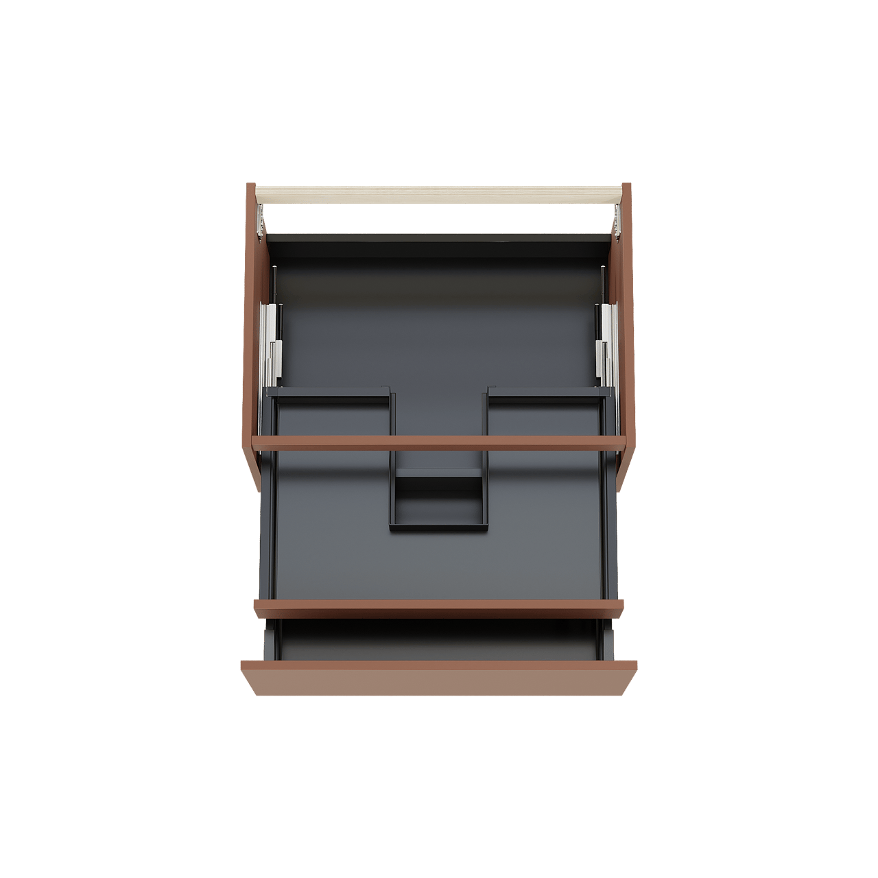 Balmani Sfera meuble sous-vasque suspendu 75 x 55 cm Cotto 2 tiroirs