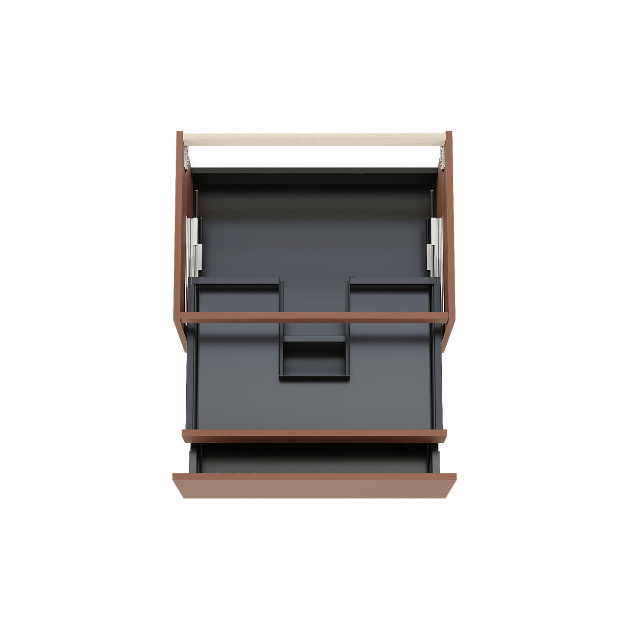 Balmani Sfera meuble sous-vasque suspendu 75 x 55 cm Cotto 2 tiroirs