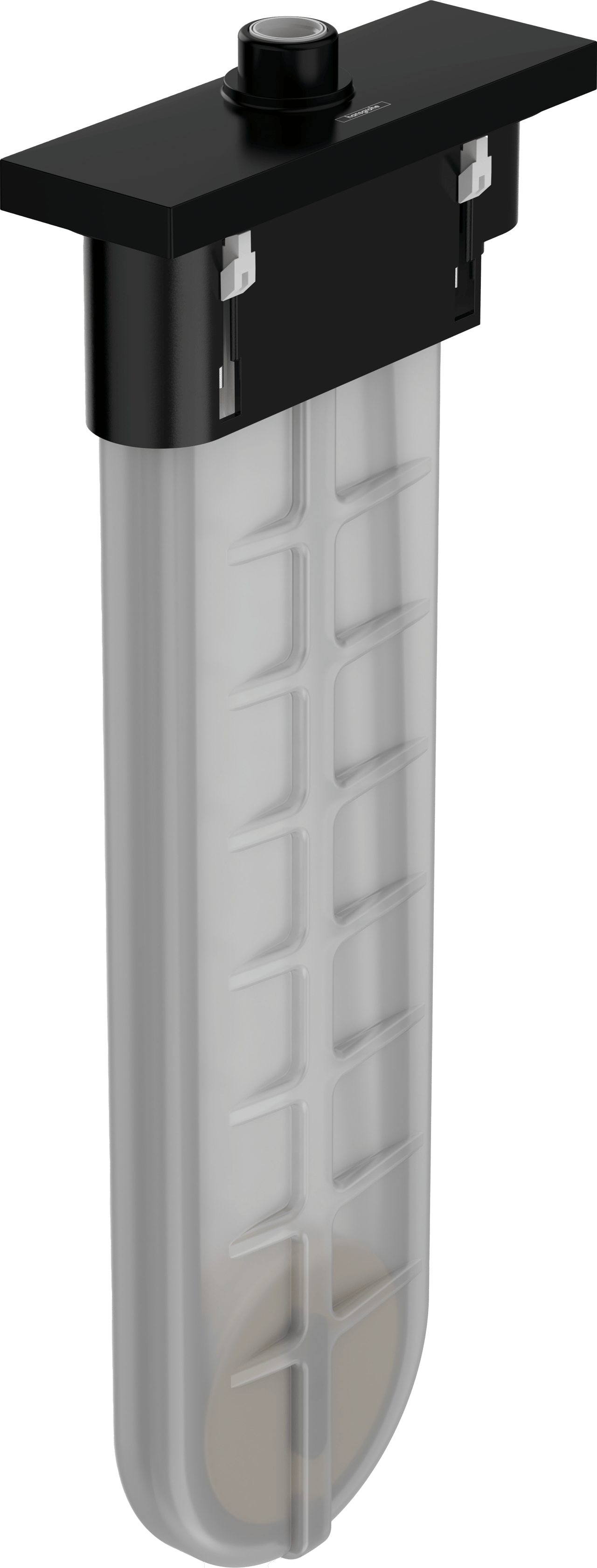 Hansgrohe sBox Square afwerkset voor badrandkraan Mat Zwart