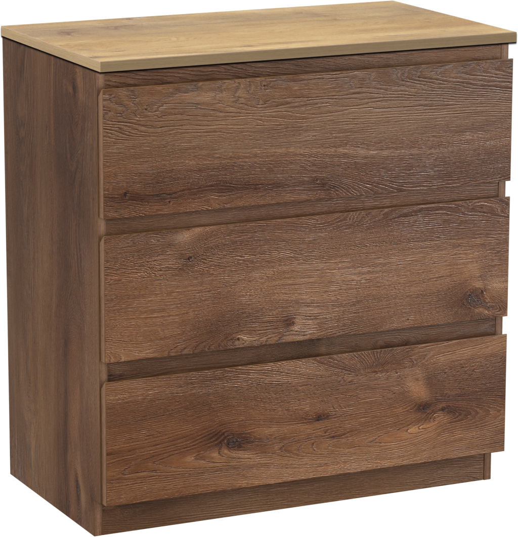 Linie Lado Badmöbel mit Lado Waschtischplatte für Aufsatzwaschbecken