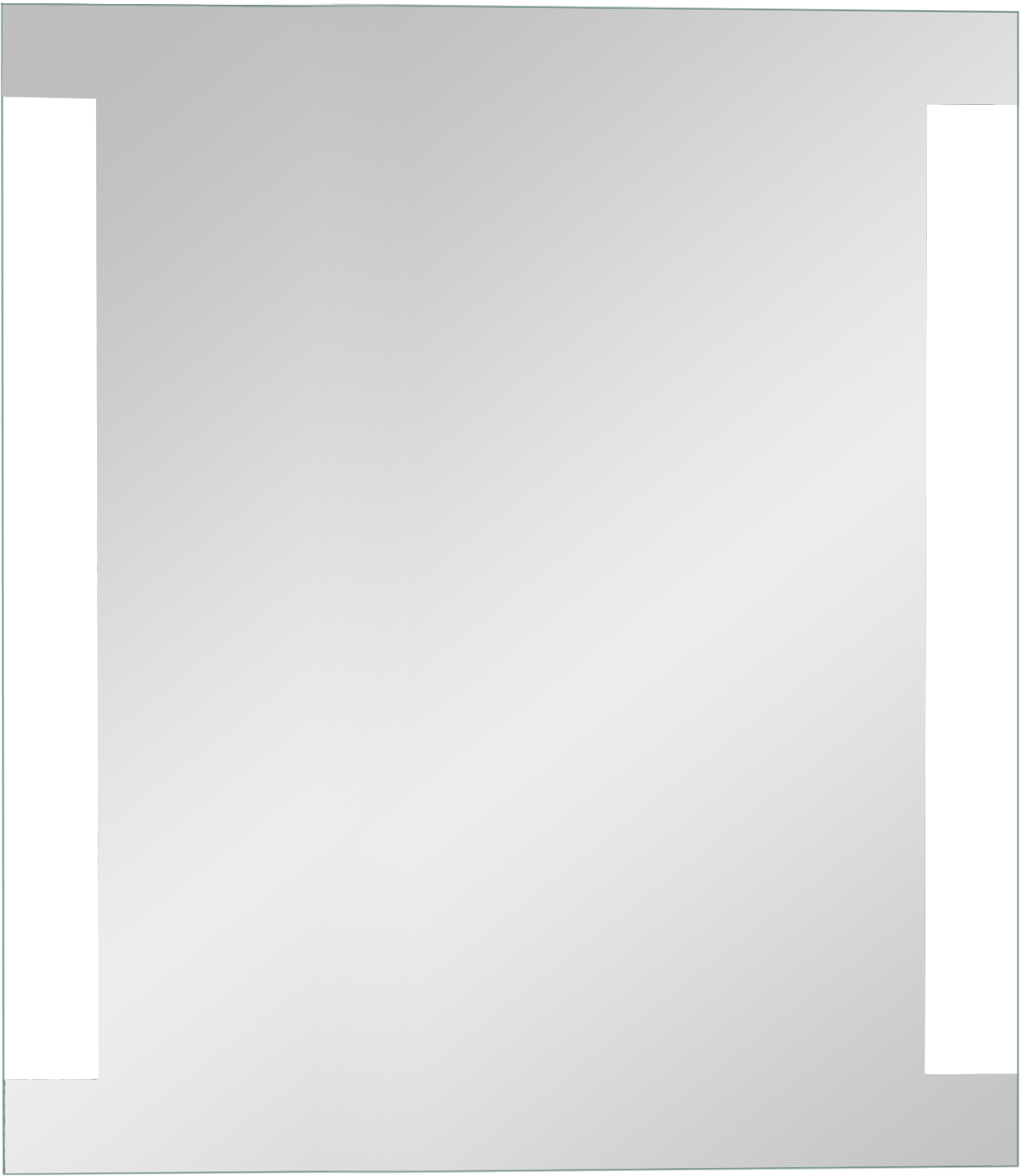 Linie Lunar miroir rectangulaire lumineux 70 x 80 cm