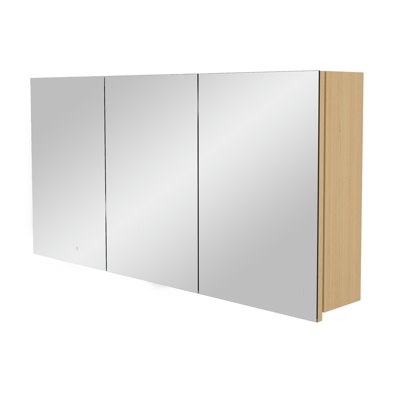 Storke Beta spiegelkast 120 x 60 cm naturel eiken