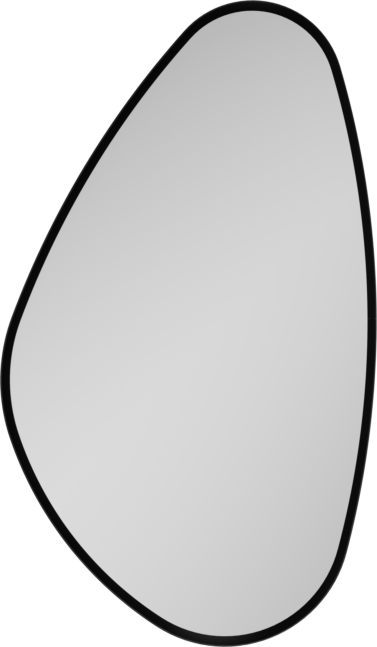 Balmani Auro miroir de toilette organique noir 35 x 60 cm