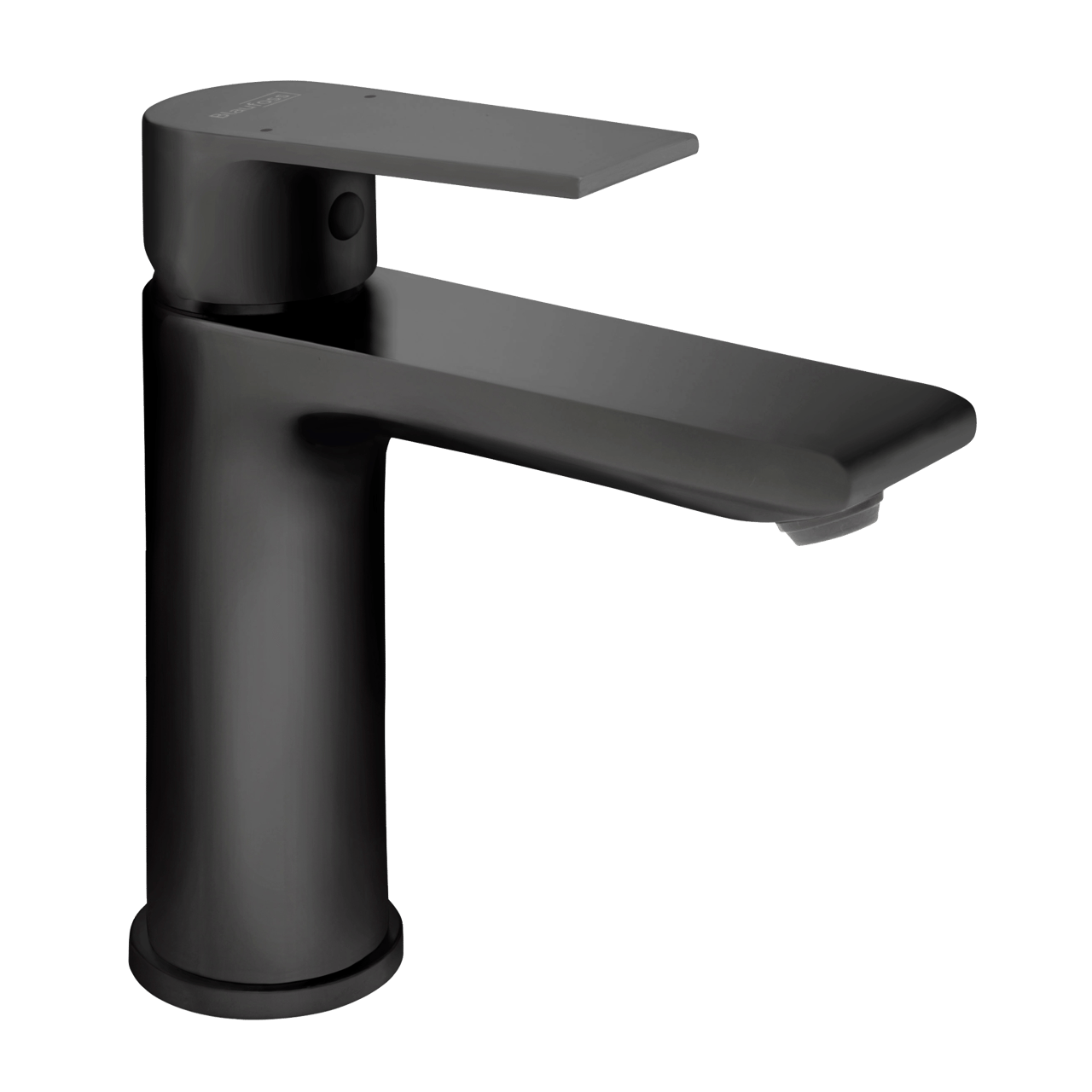 Blaufoss Jason EcoStart standaard wastafelkraan mat zwart