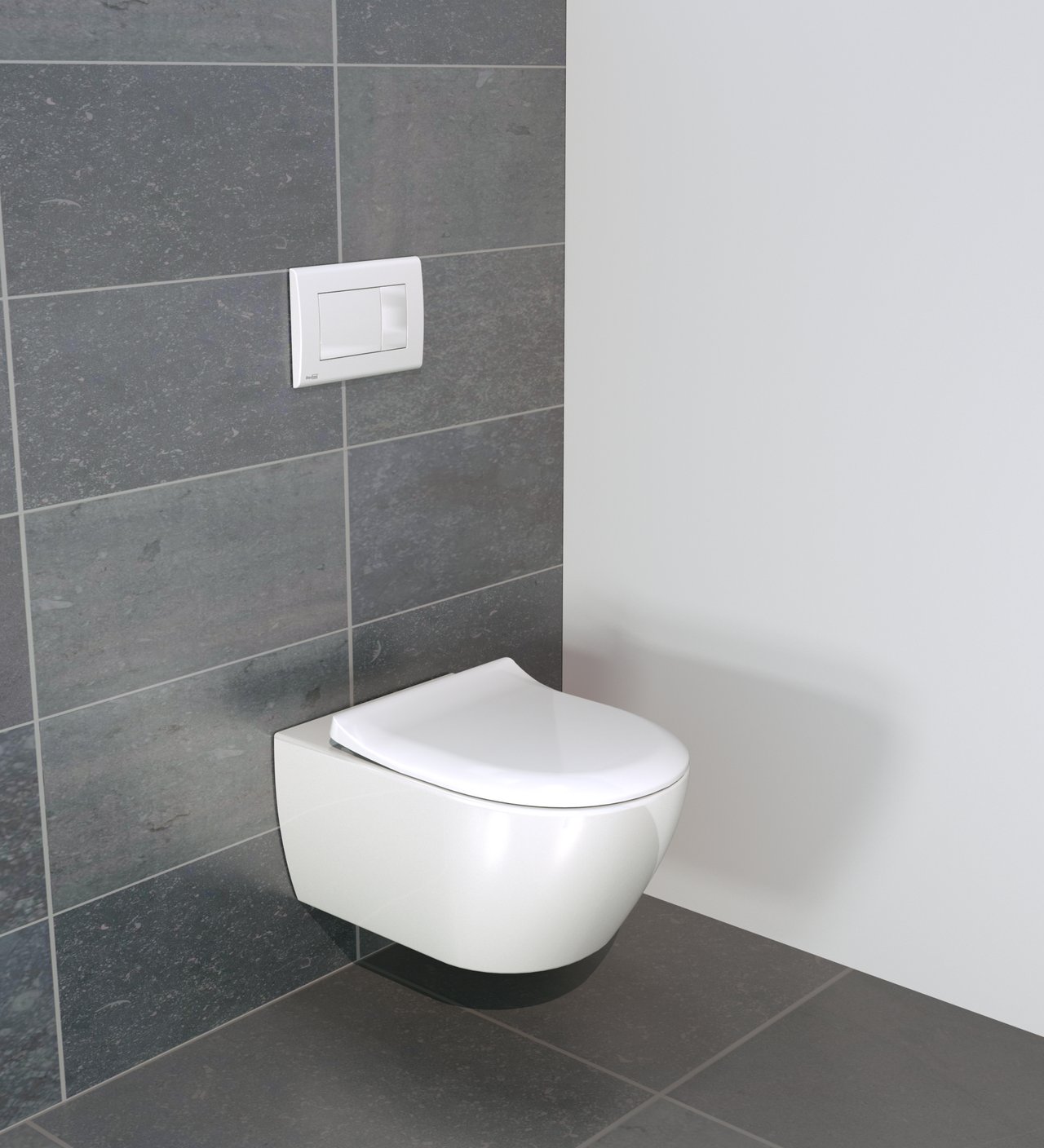 Villeroy & Boch Subway slimseat wc-bril glanzend wit soft close voor Subway toilet