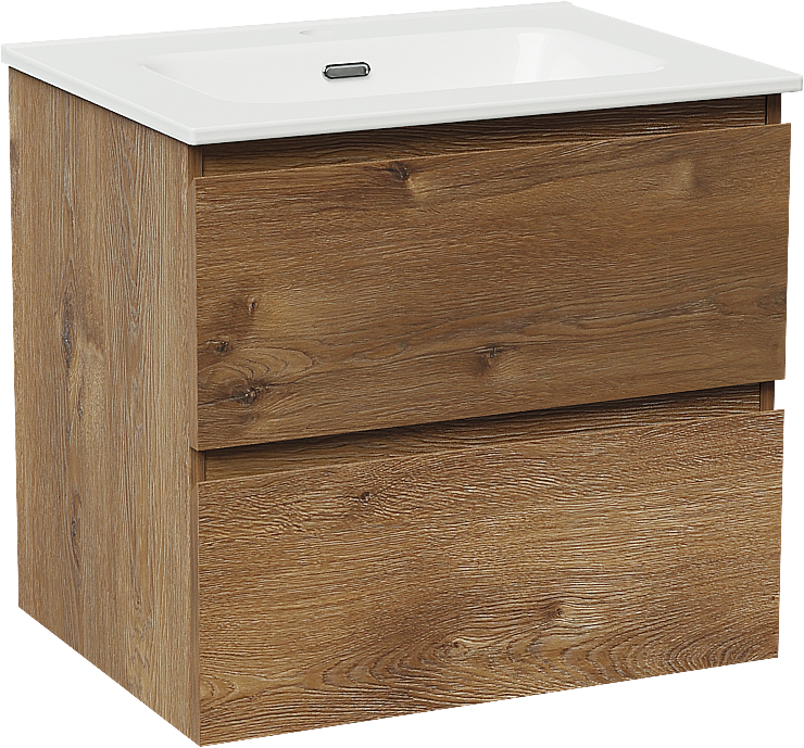 Linie Lado meuble salle de bains avec lavabo Baro