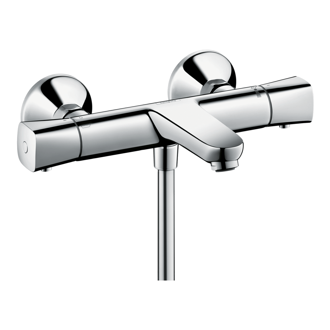 Hansgrohe Ecostat Universal Thermostat-Armatur Wandmontage Aufputz Badewannenarmatur Chrom Glänzend