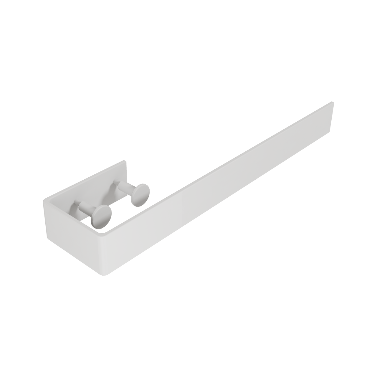 Vipera handdoekhouder voor Corrason enkel 50-60-80cm wit mat