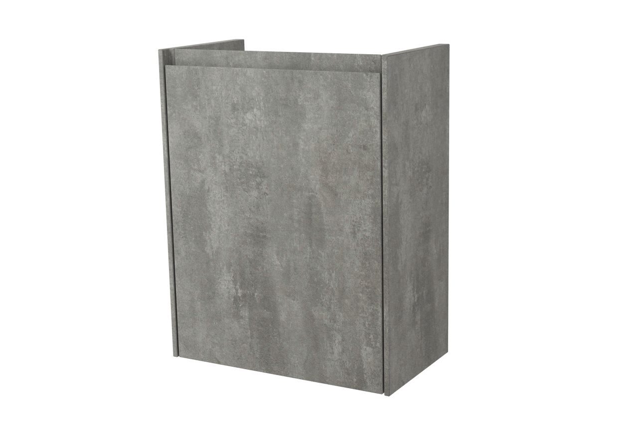 Storke Edge zwevende toiletmeubelkast 40 x 22 cm beton donkergrijs