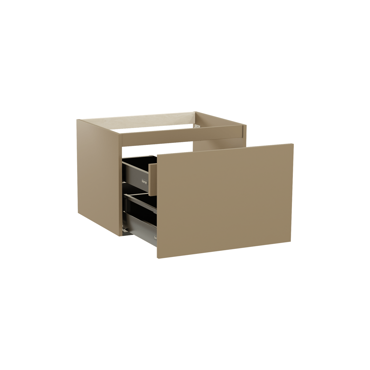 Balmani Sfera meuble sous-vasque suspendu 67,5 x 55 cm Dune 2 tiroirs