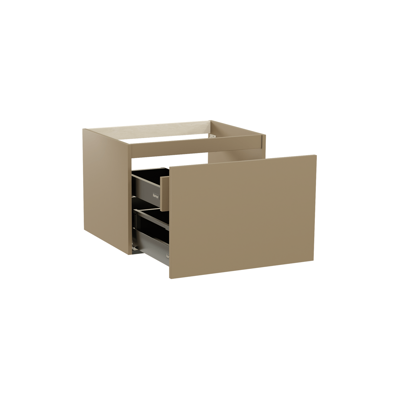 Balmani Sfera meuble sous-vasque suspendu 67,5 x 55 cm Dune 2 tiroirs