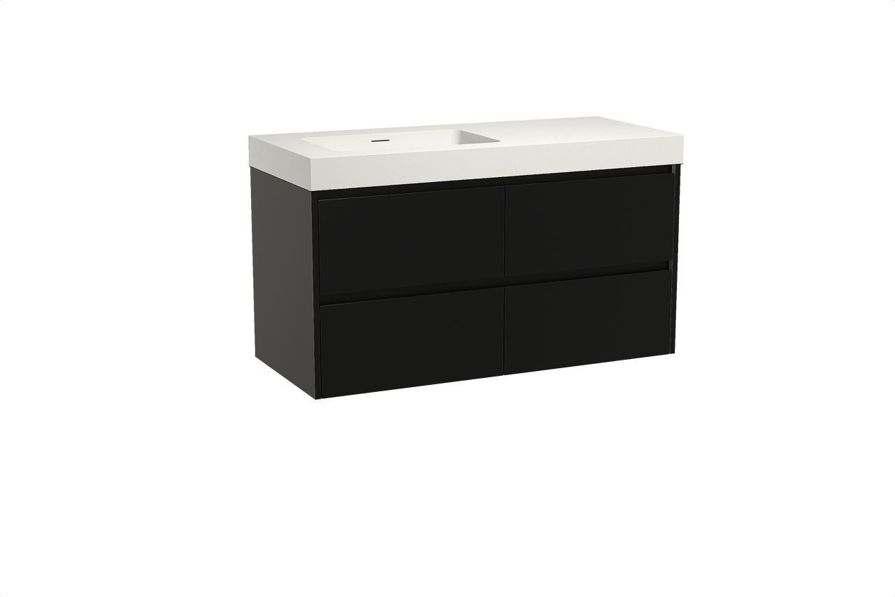 Storke Seda Badmöbel mit Mata High Waschtisch