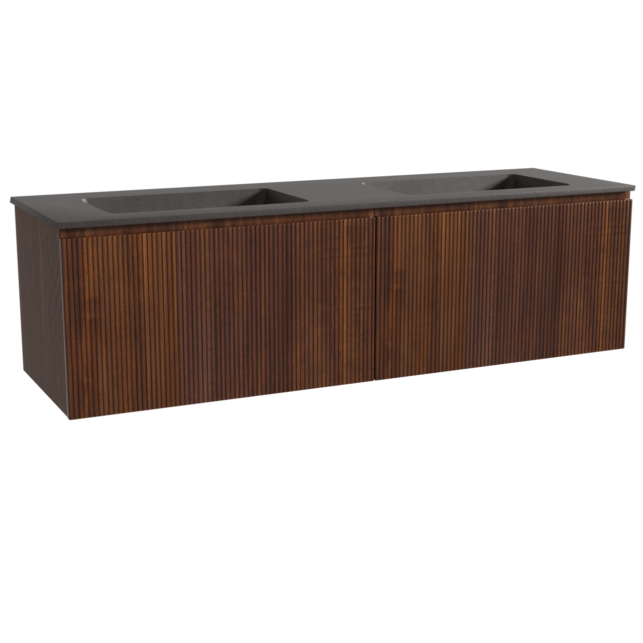 Storke Ribs Badmöbel Set mit Scuro Waschtisch