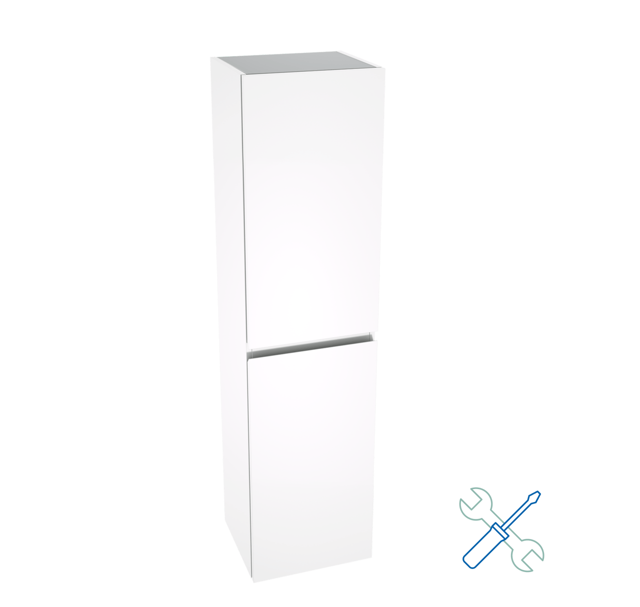 Linie Lado Badhochschrank Selbstmontage