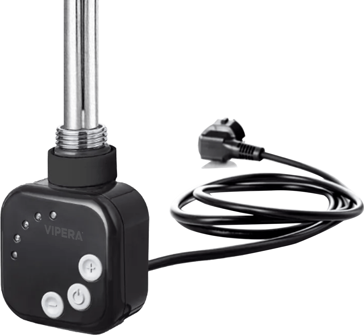 Vipera analoge Thermostat-Teile für elektrische handtuchheizung 500W Schwarz