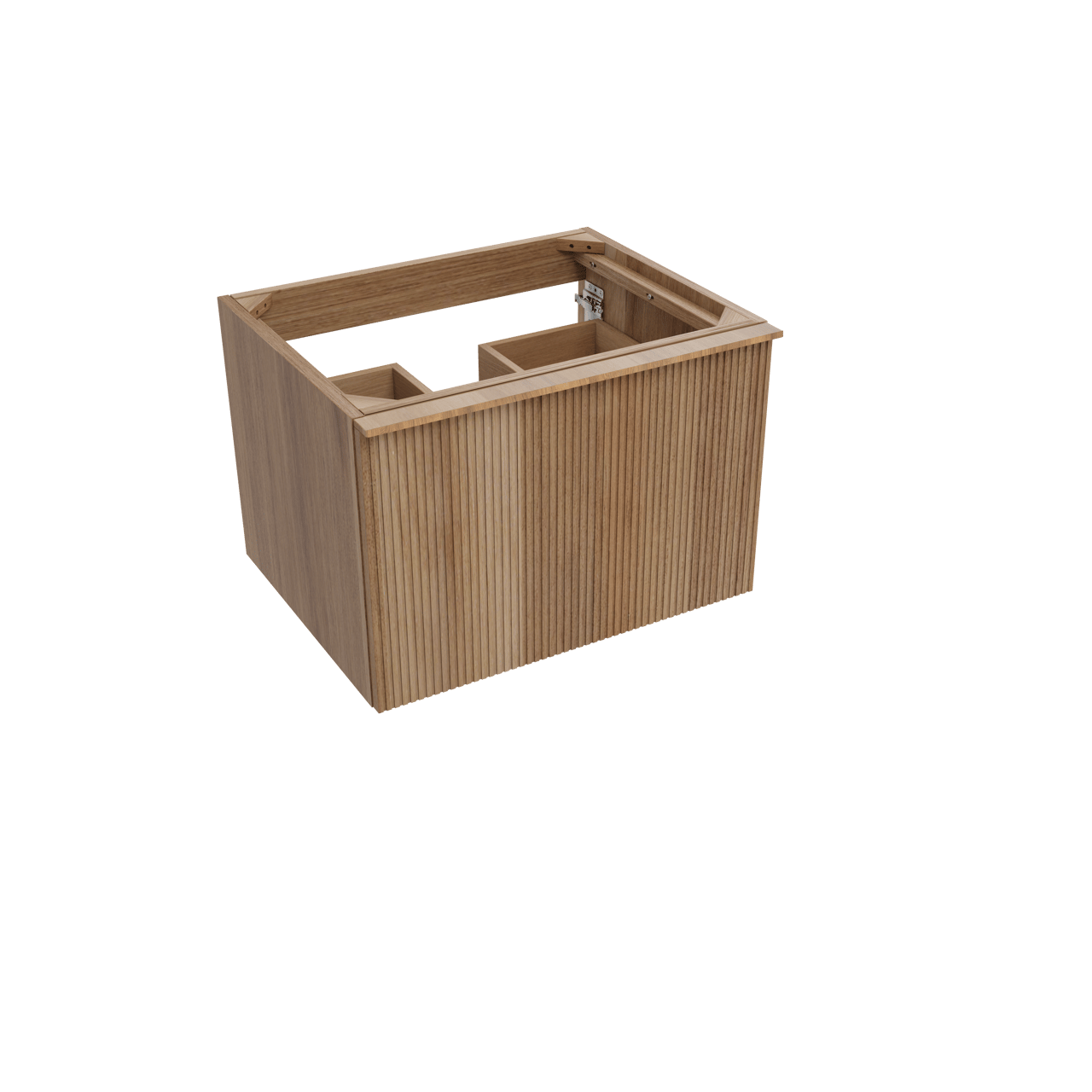 Balmani Forma zwevende wastafelonderkast 67,5 x 55 cm teak 2 lades