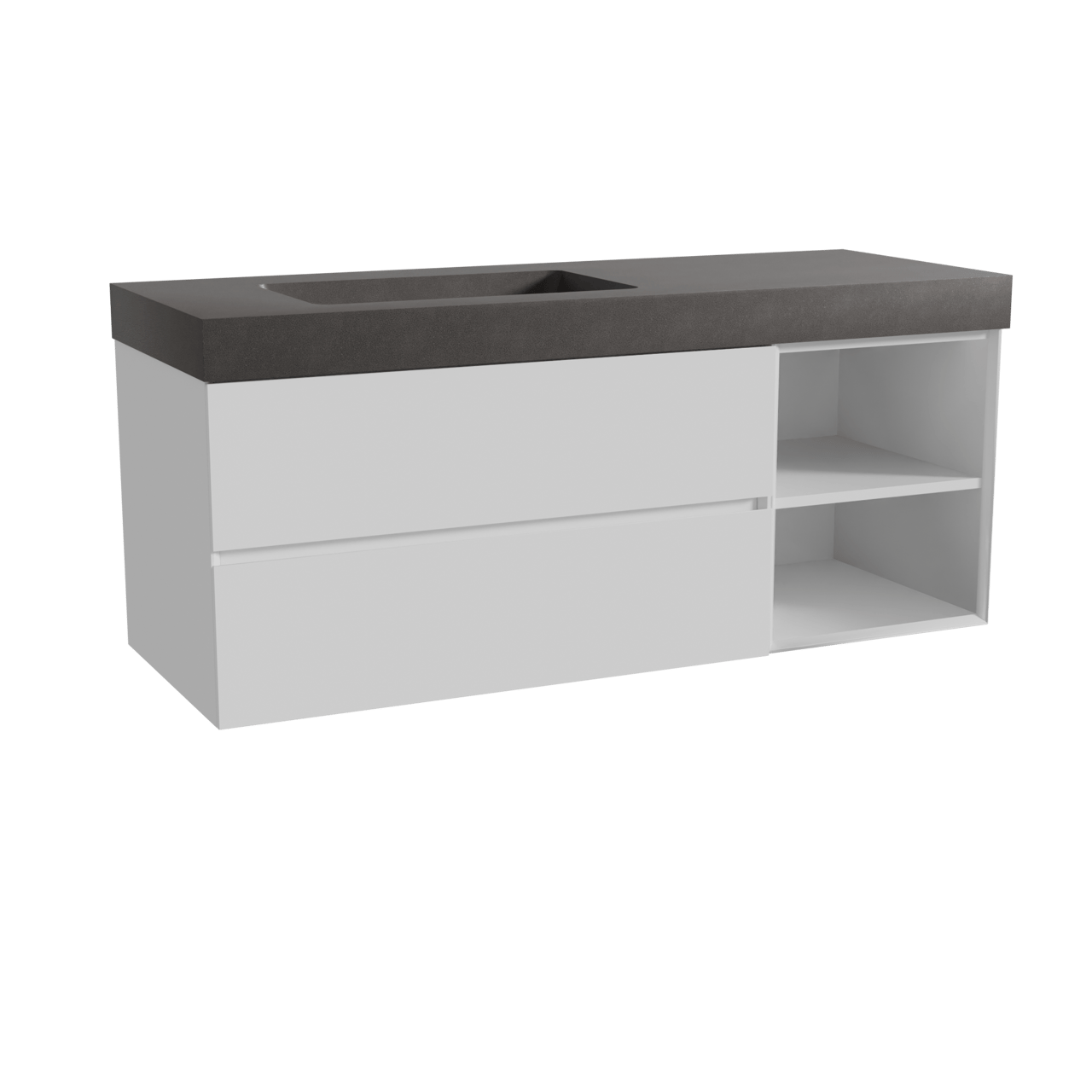 Storke Edge badkamermeubel met Scuro High Wastafel