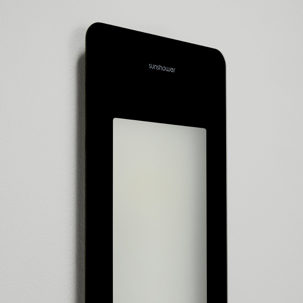 Sunshower One L Infrarood Inbouw black