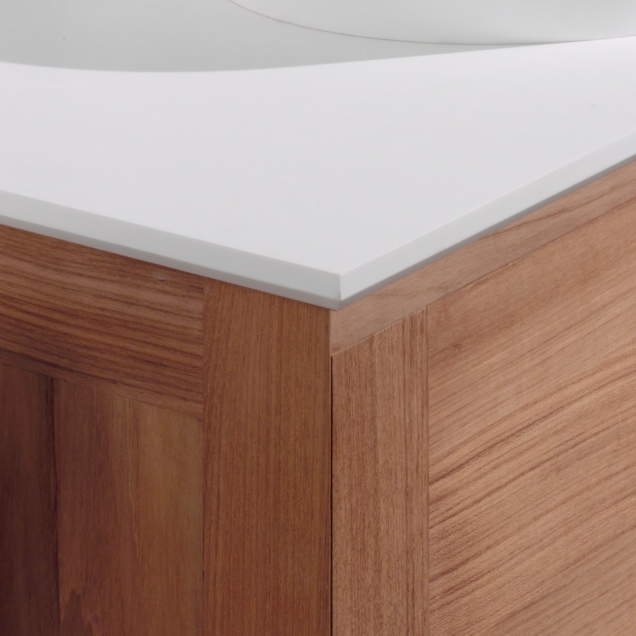 Balmani Facetta tablette simple Solid Surface mat 90 x 55 cm