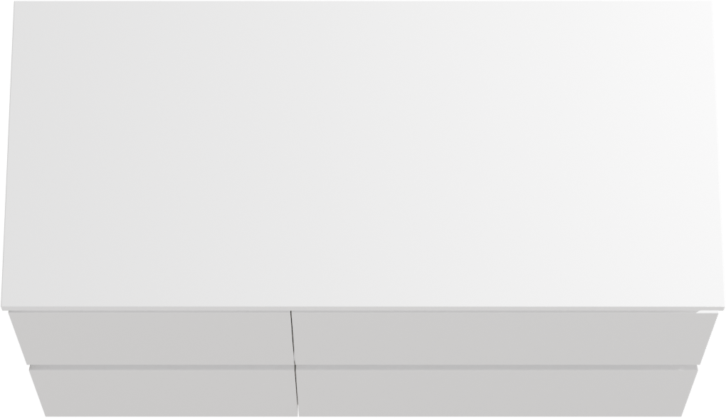 Linie Lado meuble salle de bains suspendu 100 x 46 cm blanc brillant avec Lado tablette simple ou double en marbre composite blanc mat