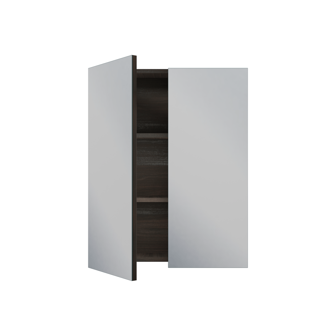 Linie Montro armoire de toilette 60 x 75 cm noyer foncé