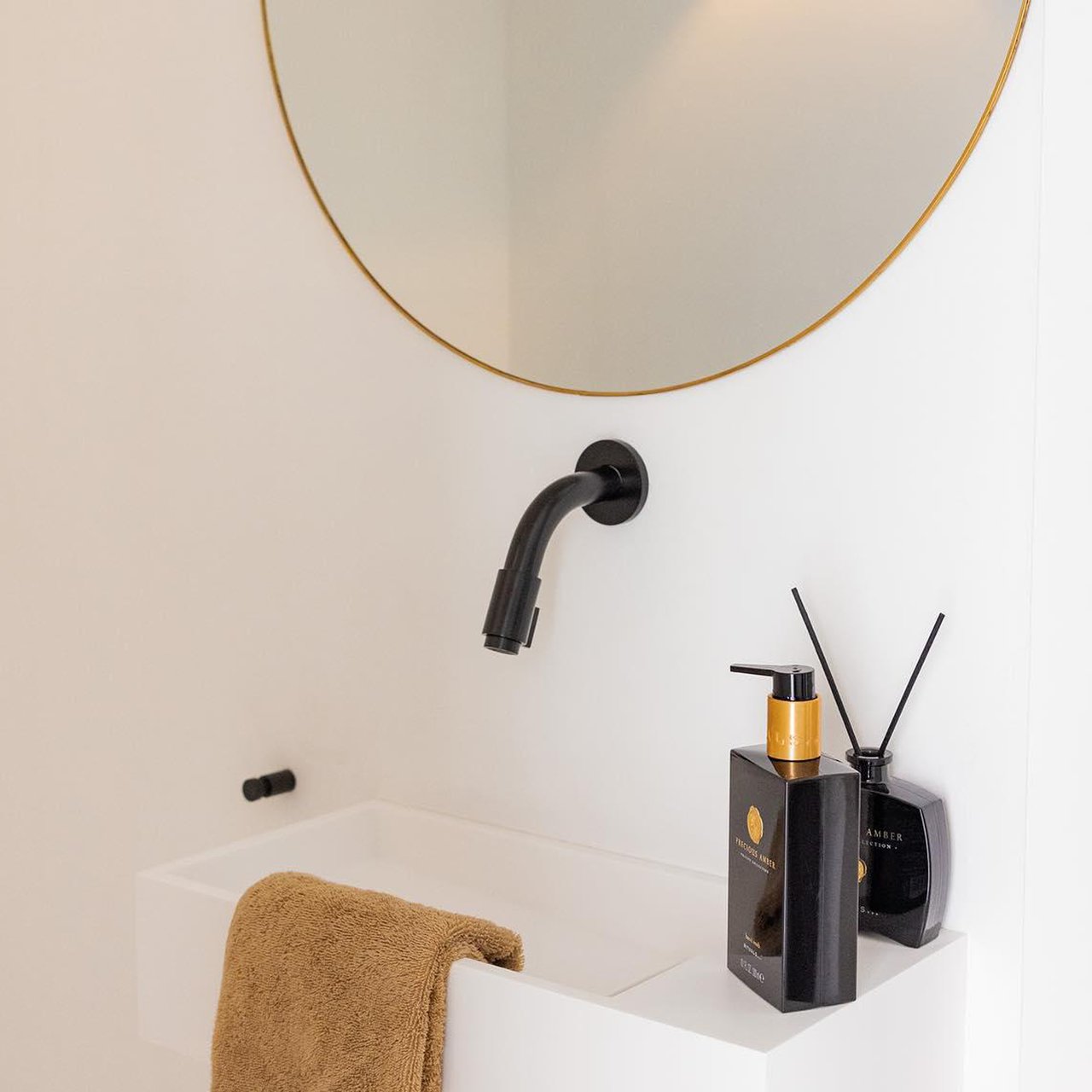 Blaufoss Ottawa inbouw fonteinkraan mat zwart