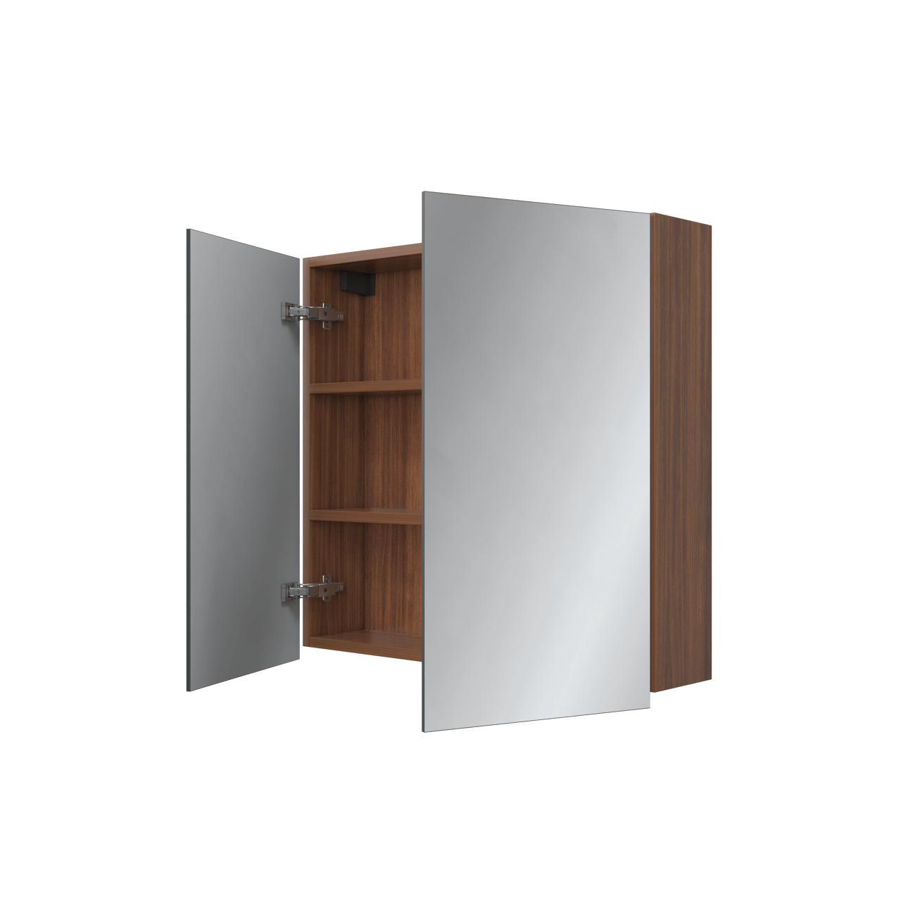 Balmani Lucida armoire de toilette 75 x 72 cm noyer Américain