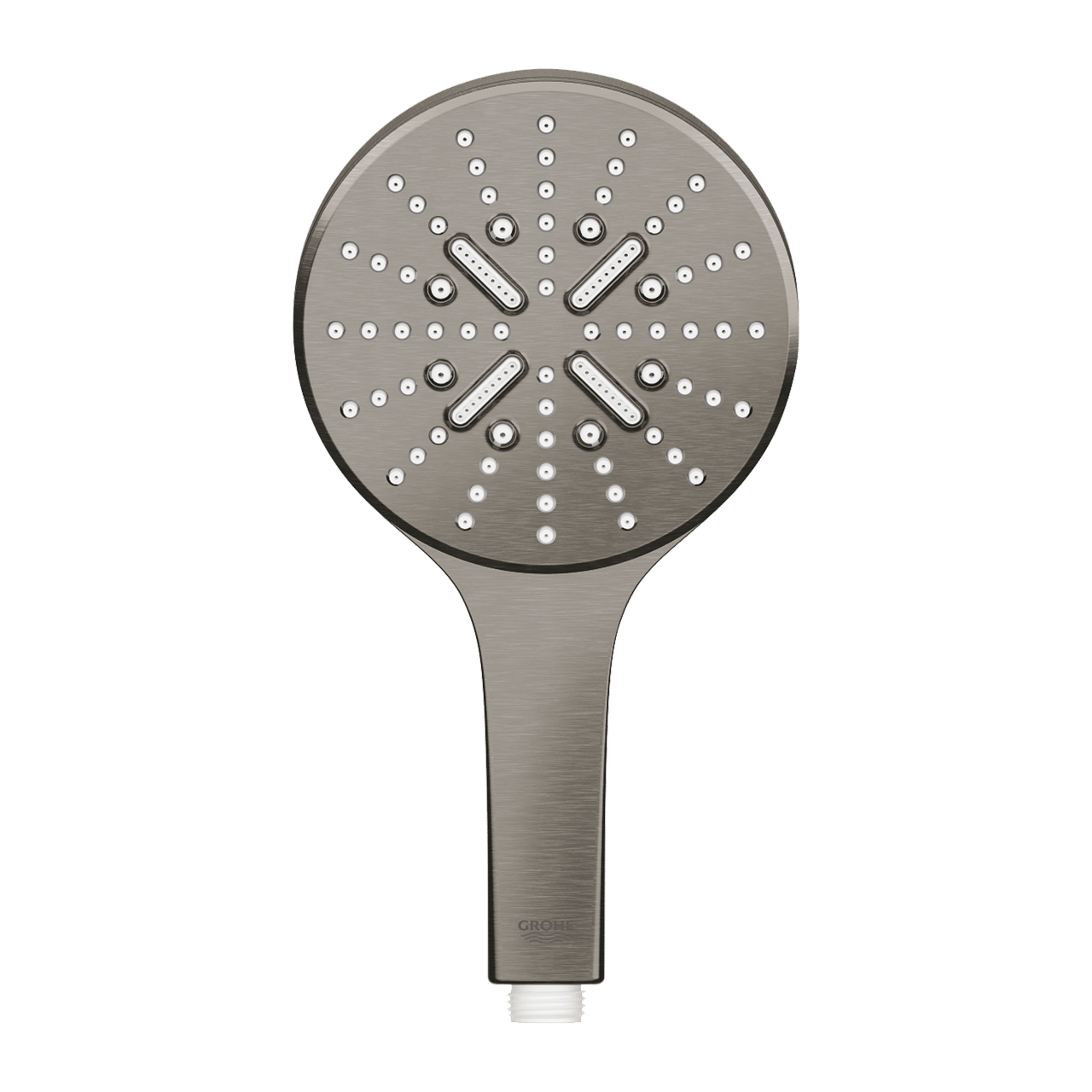 Grohe Rainshower Smartactive 130 Handbrause: 3jet, Brushed Hard Graphite