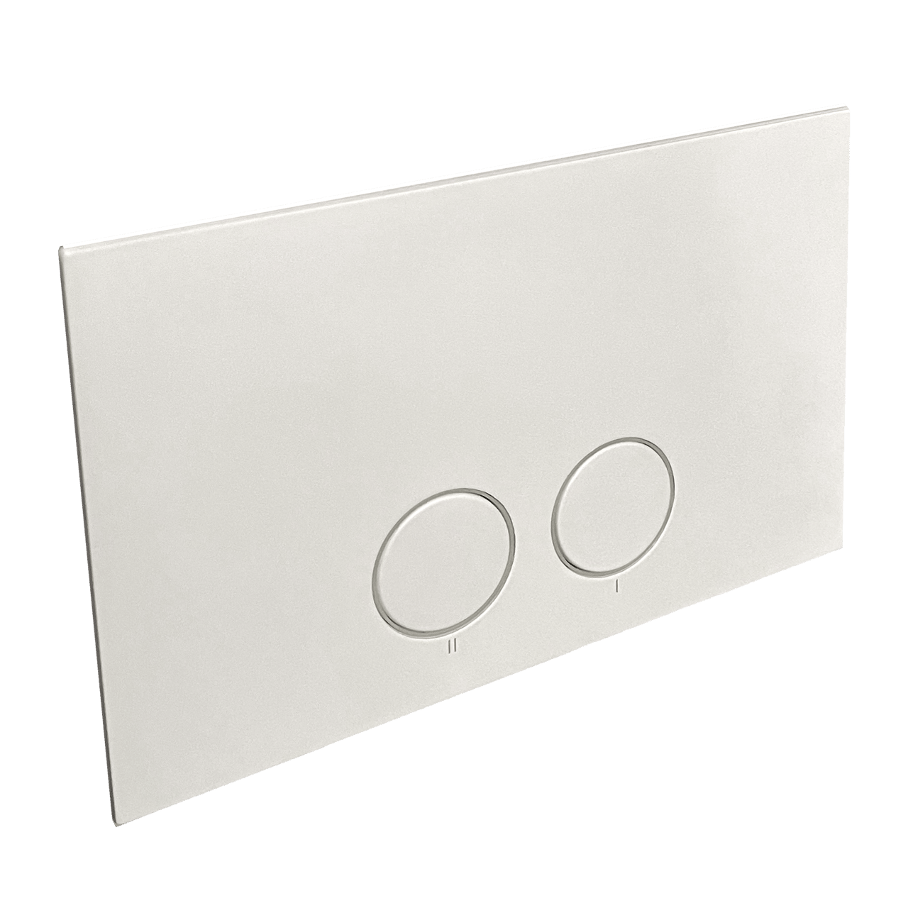 Perleas Betätigungsplatte: Weiß matt, für Ideal Standard ProSys Einbauspülkasten