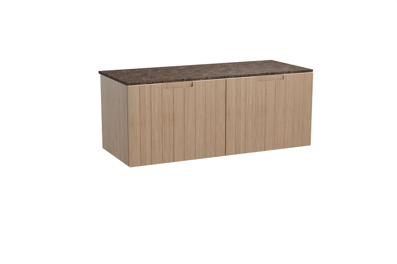 Balmani Adagio Badmöbel mit Stretto Waschtischplatte für Aufsatzwaschbecken