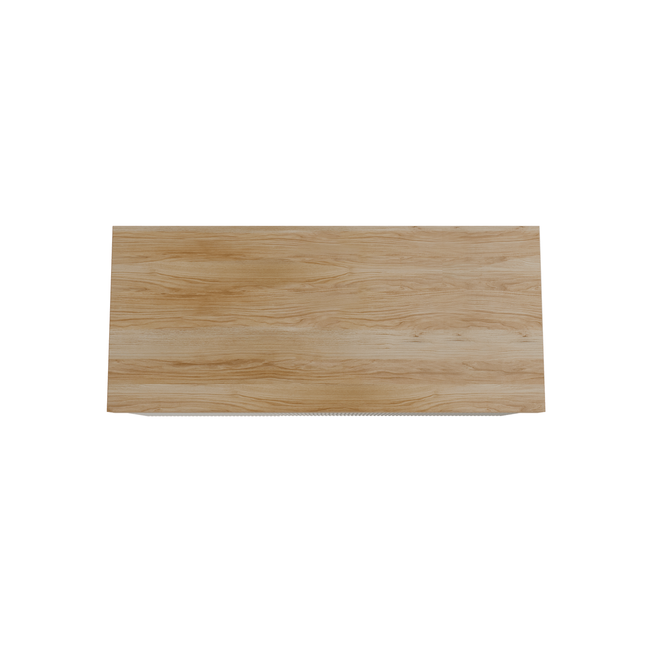 Storke Ribs zwevend badmeubel 120 x 52 cm zijdegrijs met Kada enkel of dubbel wastafelblad in hpl rustiek teakhout, Verticale symmetrische rechte ribbel