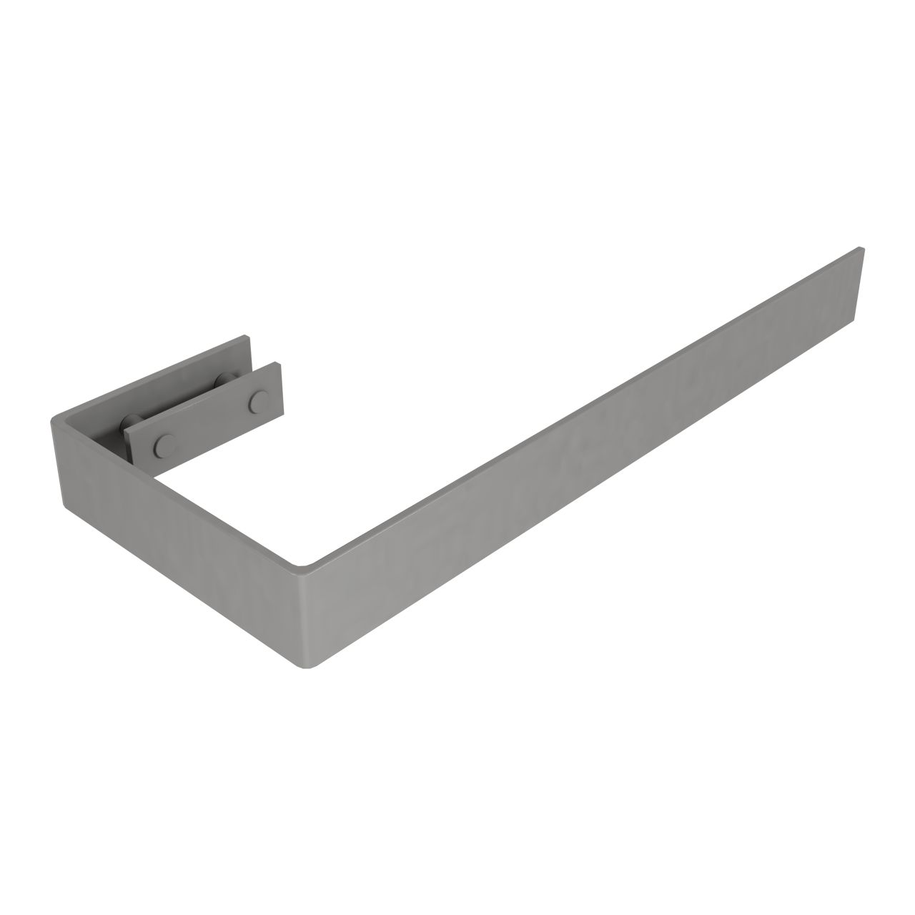 Vipera handdoekhouder voor Corrason dubbel 50-60-80cm antraciet mat