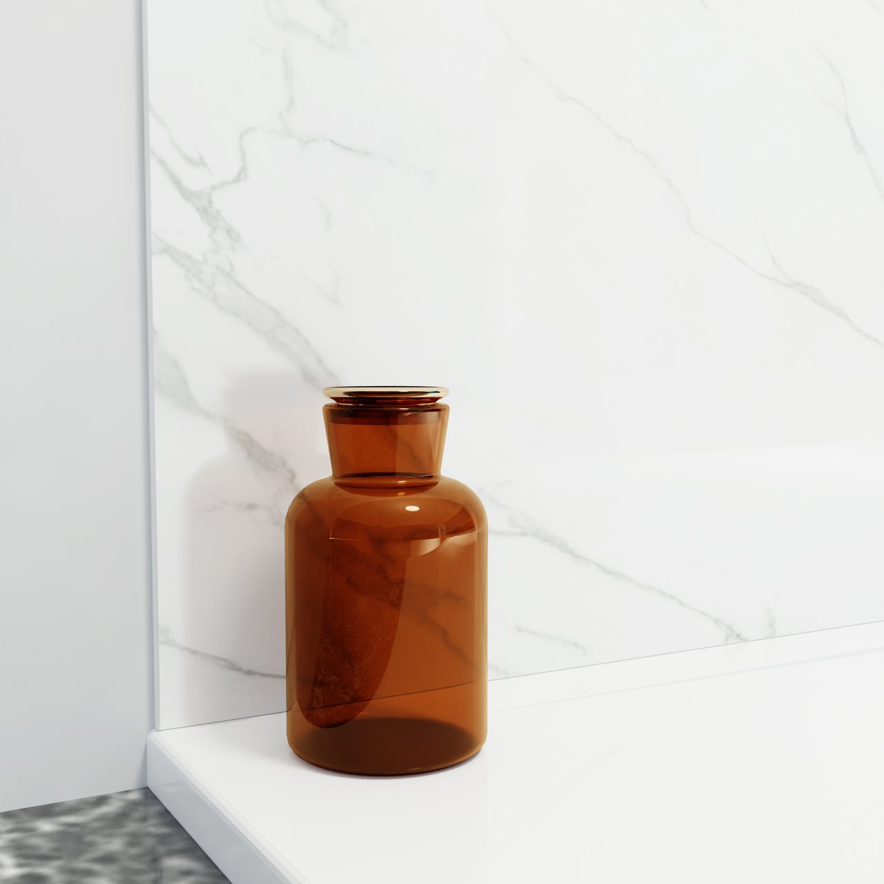 Balmani Studio douchewandpaneel 90 x 220 cm keramiek Calacatta