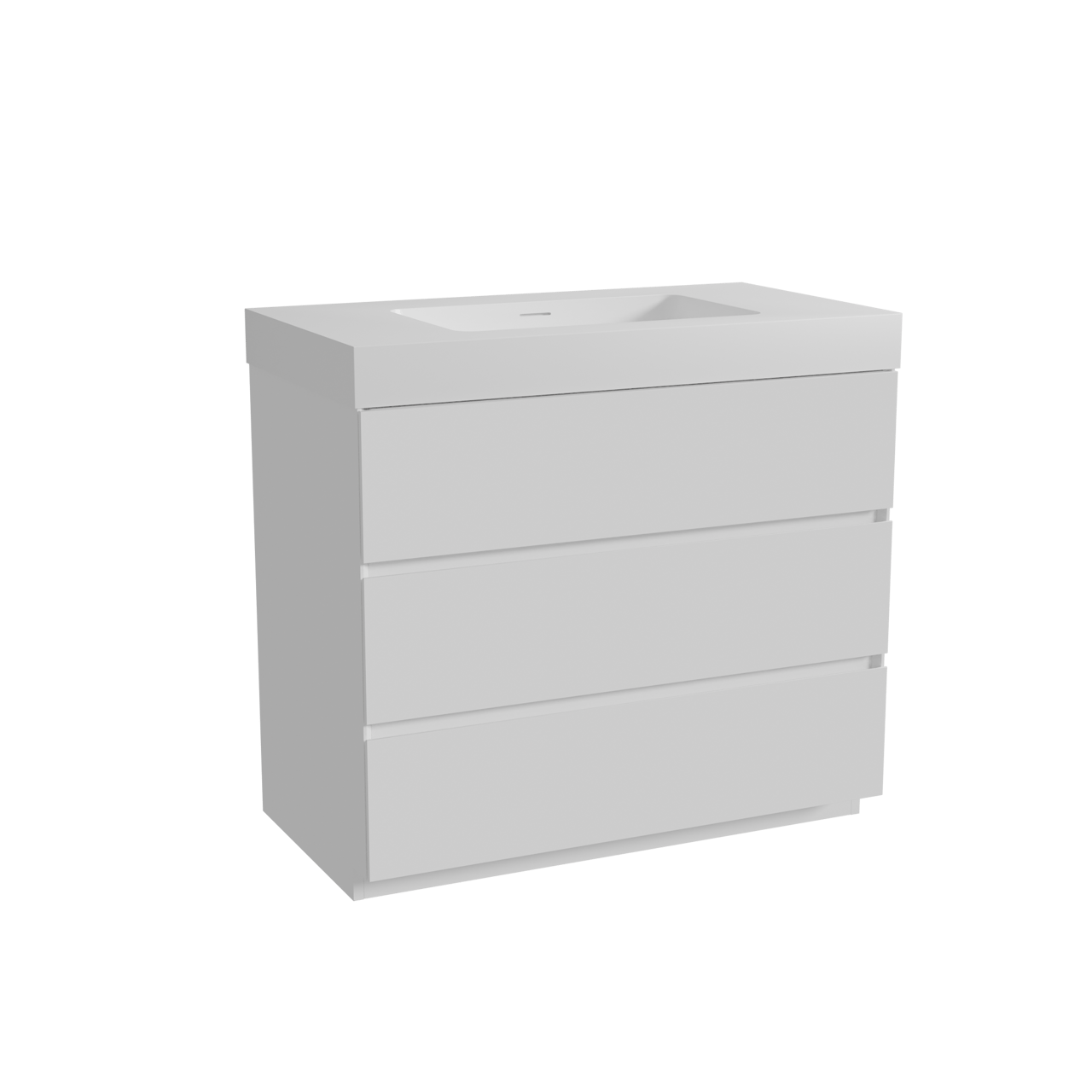 Storke Edge meuble salle de bains avec plan vasque Mata High