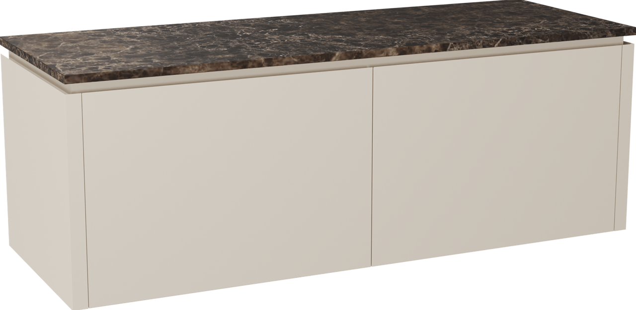 Balmani Eclips meuble salle de bains avec tablette pour vasques Stretto