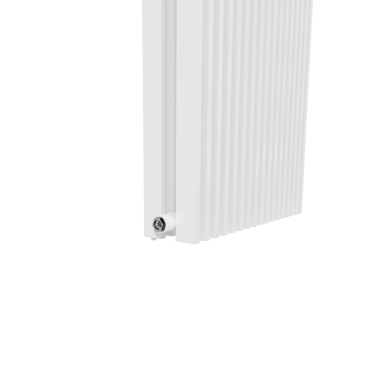 Vipera Corrason dubbele badkamerradiator 50 x 180 cm centrale verwarming hoogglans wit zij- en middenaansluiting 2.857W