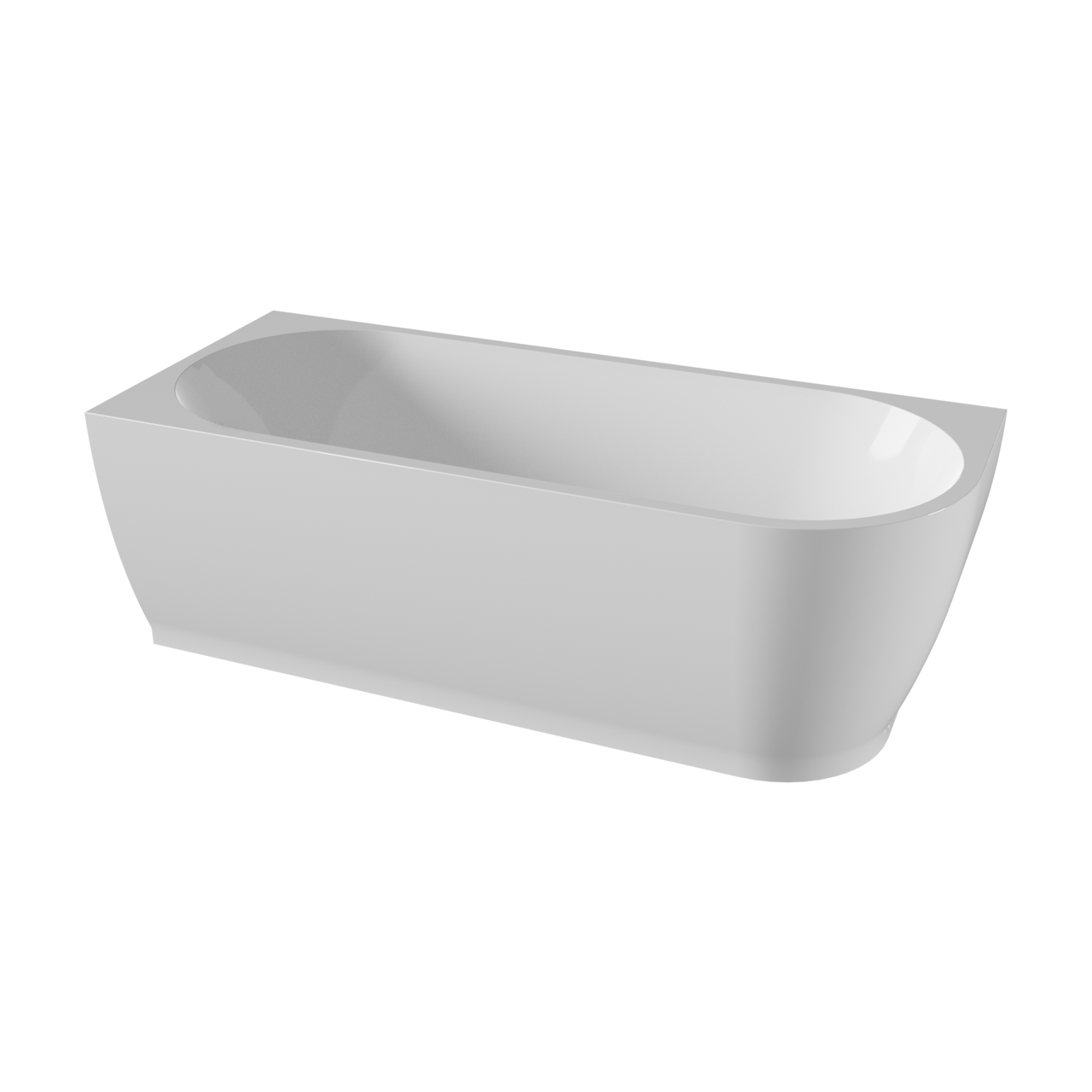 Linie Paulo 2-Personen-Eckbadewanne: links, 170 x 75 cm, Acryl, Weiß Glänzend